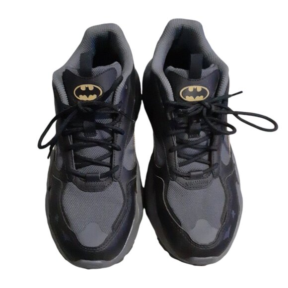 Reebok Bat Man DC Comics Athletic Shoes Mens Size 9 Colab EUC - Picture 1 of 6